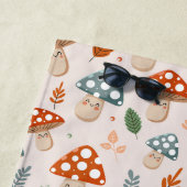 Paddestoel, Herfst gebladerte, Natuur Patten Strandlaken (In situ)