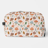Paddestoel, Herfst gebladerte, Natuur Patten Toilettasje (Voorkant)