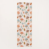 Paddestoel, Herfst gebladerte, Natuur Patten Yogamat (Achterkant)