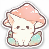 Paddestoel Kat Sticker 6 (Voorkant)