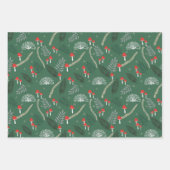 Paddestoel Kerstmis wrapping papier schimmel bos Inpakpapier Vel (Voorkant 3)