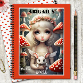 Paddestoel Magische Fantasie Fairy Notitieboek