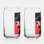 Paddestoel meisje 1 blikvorm glas (Rechts)