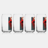 Paddestoel meisje 8 blikvorm glas (Rechts)