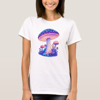 Paddestoel met Neon Lights T-shirts en meer