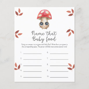 Paddestoel Naam dat baby Food douchegame