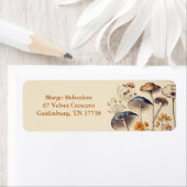  Paddestoel Naturalist Adres Etiket (Insitu)