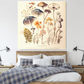  Paddestoel Naturalist Canvas Afdruk (Insitu (Slaapkamer))