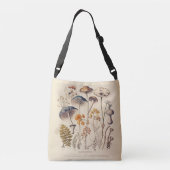Paddestoel Naturalist Crossbody Tas (Achterkant)