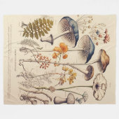  Paddestoel Naturalist Fleece Deken (Voorkant (Horizontaal))