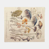  Paddestoel Naturalist Fleece Deken (Voorkant (Horizontaal))