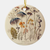  Paddestoel Naturalist Keramisch Ornament (Voorkant)