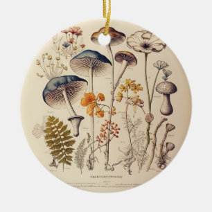  Paddestoel Naturalist Keramisch Ornament