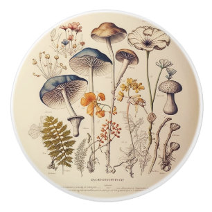 Paddestoel Naturalist Keramische Knop