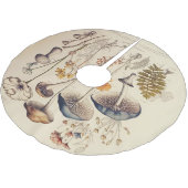  Paddestoel Naturalist Kerstboom Rok (Gekanteld)