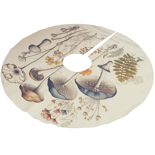  Paddestoel Naturalist Kerstboom Rok (Gekanteld)