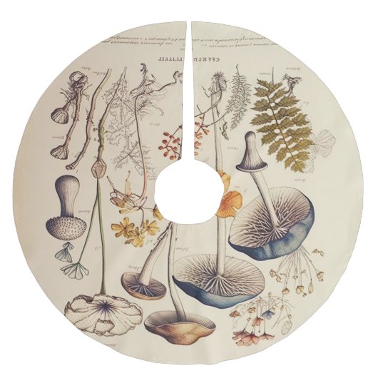  Paddestoel Naturalist Kerstboom Rok (Voorkant)