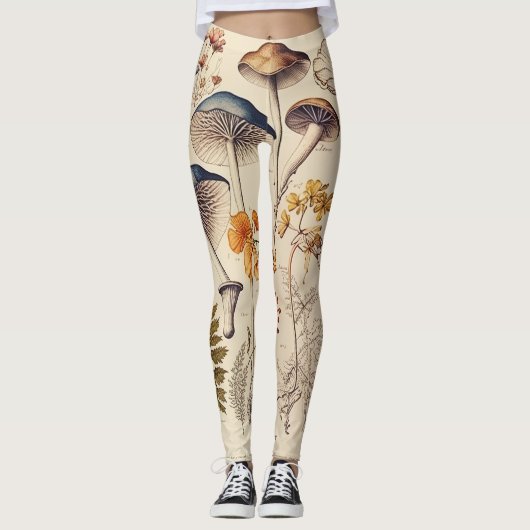Paddestoel Naturalist Leggings (Voorkant)