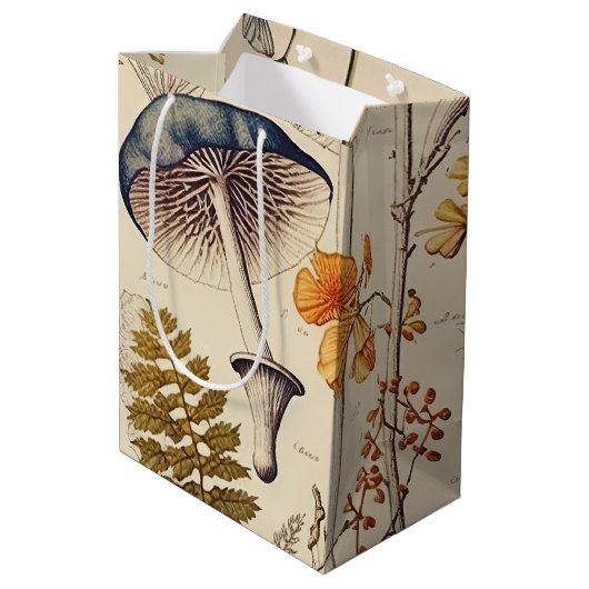  Paddestoel Naturalist Medium Cadeauzakje (Achterkant Gekanteld)