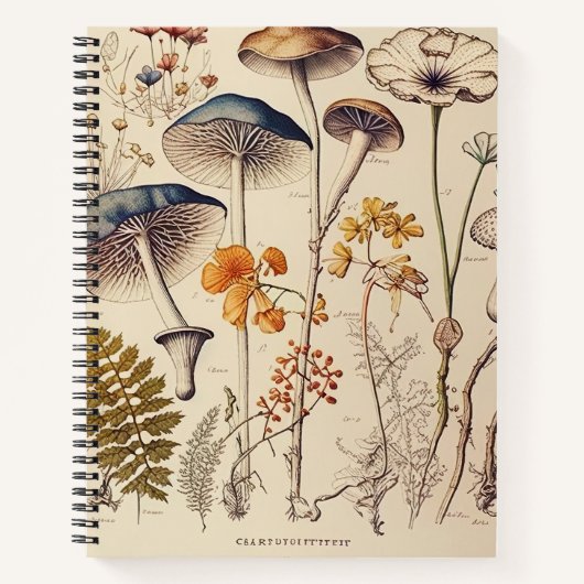 Paddestoel Naturalist Notitieboek (Voorkant)