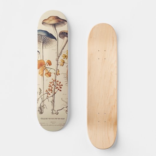  Paddestoel Naturalist Persoonlijk Skateboard (Voorkant)
