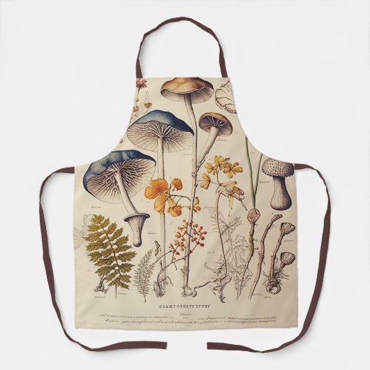 Paddestoel Naturalist Schort (Voorkant)
