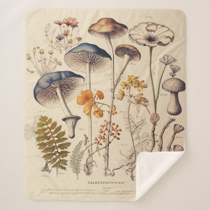  Paddestoel Naturalist Sherpa Deken