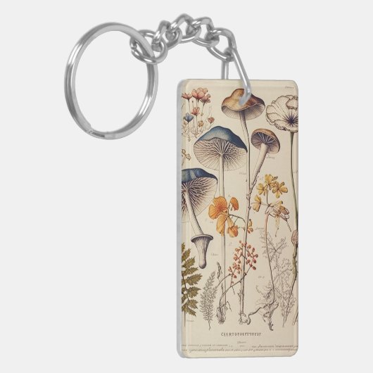 Paddestoel Naturalist Sleutelhanger (Voorkant Links)