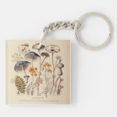 Paddestoel Naturalist Sleutelhanger (Achterkant)