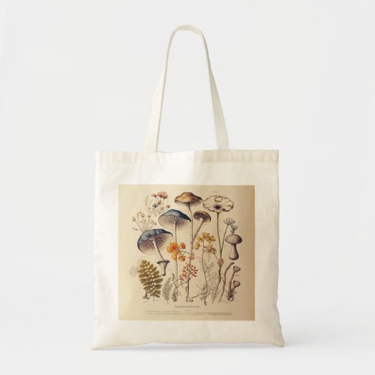 Paddestoel Naturalist Tote Bag (Voorkant)