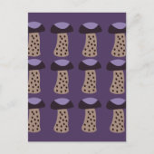 paddestoel Paarse paddestoel Briefkaart (Voorkant)