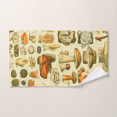 Paddestoel  paddestoel Antiek illustratie Bad Handdoek (Handdoek)
