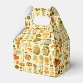 Paddestoel  paddestoel Antiek illustratie Bedankdoosjes (Achterkant)