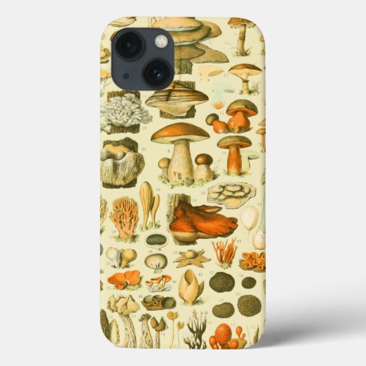 Paddestoel  paddestoel Antiek illustratie Case-Mate iPhone Case (Achterkant)