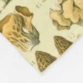 Paddestoel  paddestoel Antiek illustratie Fleece Deken (Hoek)