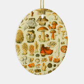 Paddestoel  paddestoel Antiek illustratie Keramisch Ornament (Rechts)