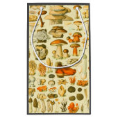 Paddestoel  paddestoel Antiek illustratie Klein Cadeauzakje (Achterkant)