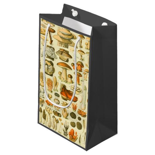 Paddestoel  paddestoel Antiek illustratie Klein Cadeauzakje (Voorkant Gekanteld)