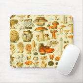 Paddestoel  paddestoel Antiek illustratie Muismat (Met muis)