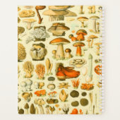 Paddestoel  paddestoel Antiek illustratie Planner (Achterkant)