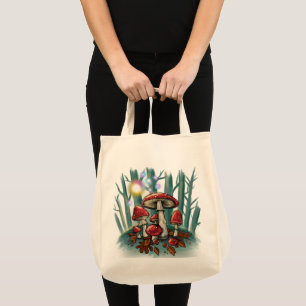 Paddestoel paddestoel paddestoelen~ canvas tas
