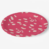 Paddestoel Paddestoel Textuur Party Bord (Gekanteld)