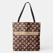 Paddestoel Paddestoel Woodland Forest Hippie Boho Tote Bag (Voorkant)