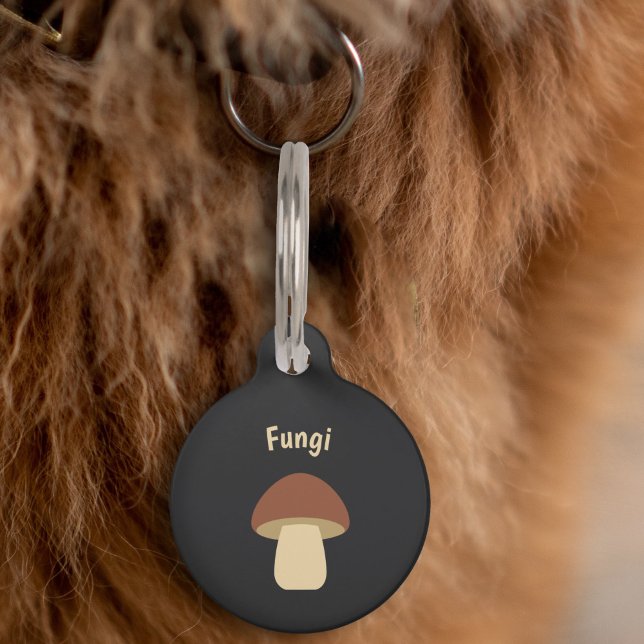 Paddestoel Pet Tag Huisdierpenning (Mushroom Pet Tag)