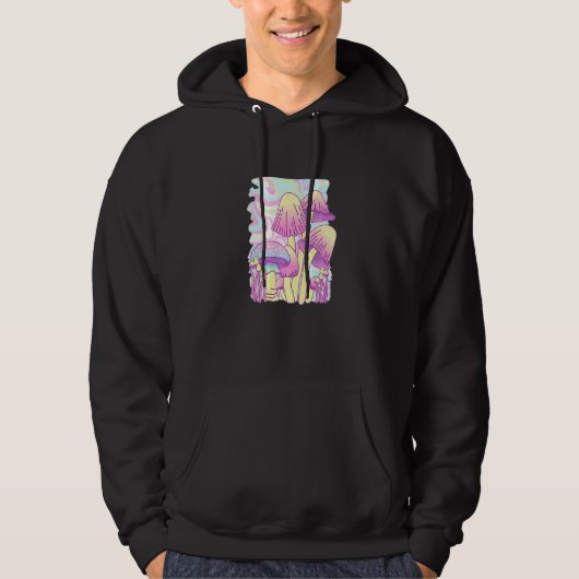 Paddestoel Psychedelisch Hoodie (Voorkant)
