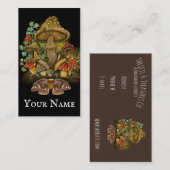 Paddestoel Retro paddenstoelen~ visitekaartjes (Voorkant / Achterkant)