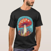 Paddestoel T-shirt Magic Mushroom T-shirt (Voorkant)