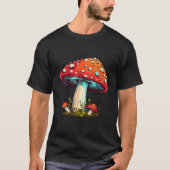 Paddestoel T-shirt Magic Mushroom T-shirt (Voorkant)