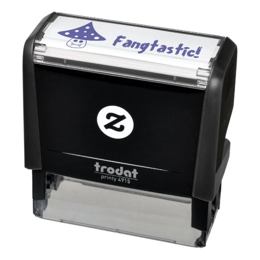 Paddestoel Vampier Fangtastic Zelfinking Stamp Zelfinktende Stempel (Product)