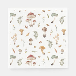 Paddestoel Verjaardags Servet